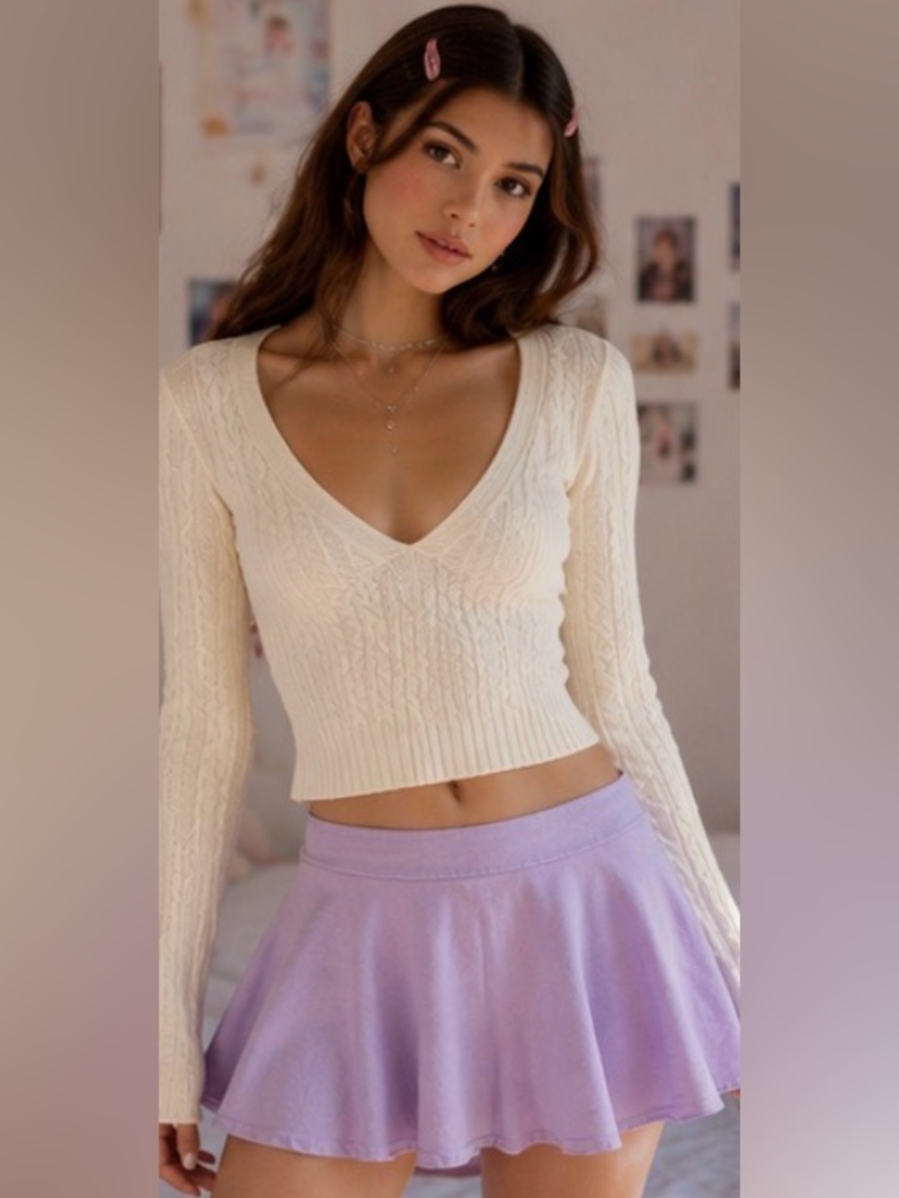 American Apparel Denim Skirt